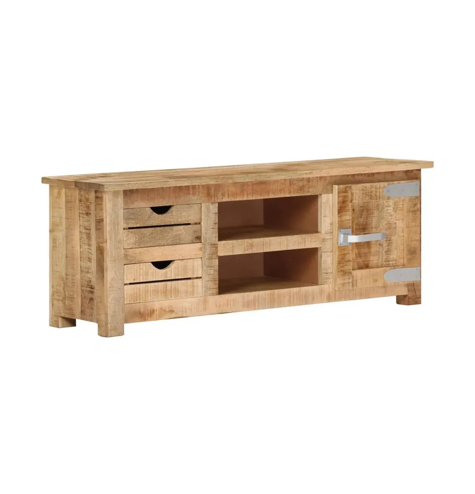 Tv Stand 43.3"x11.8"x15.7" Rough Mango Wood