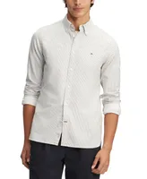 Tommy Hilfiger Men's Dot-Print Button-Down Oxford Shirt