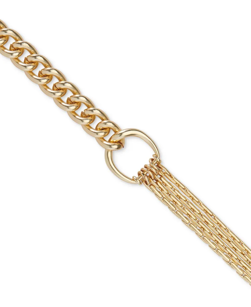 Lucky Brand Gold-Tone Multi Chain Link Bracelet