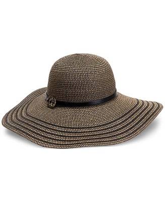 I.n.c. International Concepts Women's Striped Floppy Hat, Created for Macy's