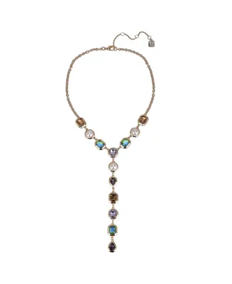 Laundry by Shelli Segal Glass Stone Y Necklace