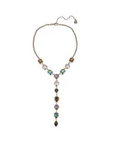 Laundry by Shelli Segal Glass Stone Y Necklace