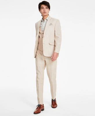 Bar Iii Mens Slim Fit Linen Suit Separates Created For Macys