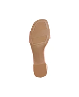 Easy Spirit Women's Sheila Square Toe Block Heel Dress Sandals