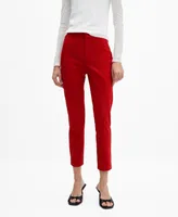 Mango Women's Crop Skinny Pants