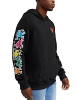 Reason Men's Keith Haring Heart Pullover Hoodie