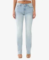 True Religion Women's Billie Super T No Flap Straight Jeans