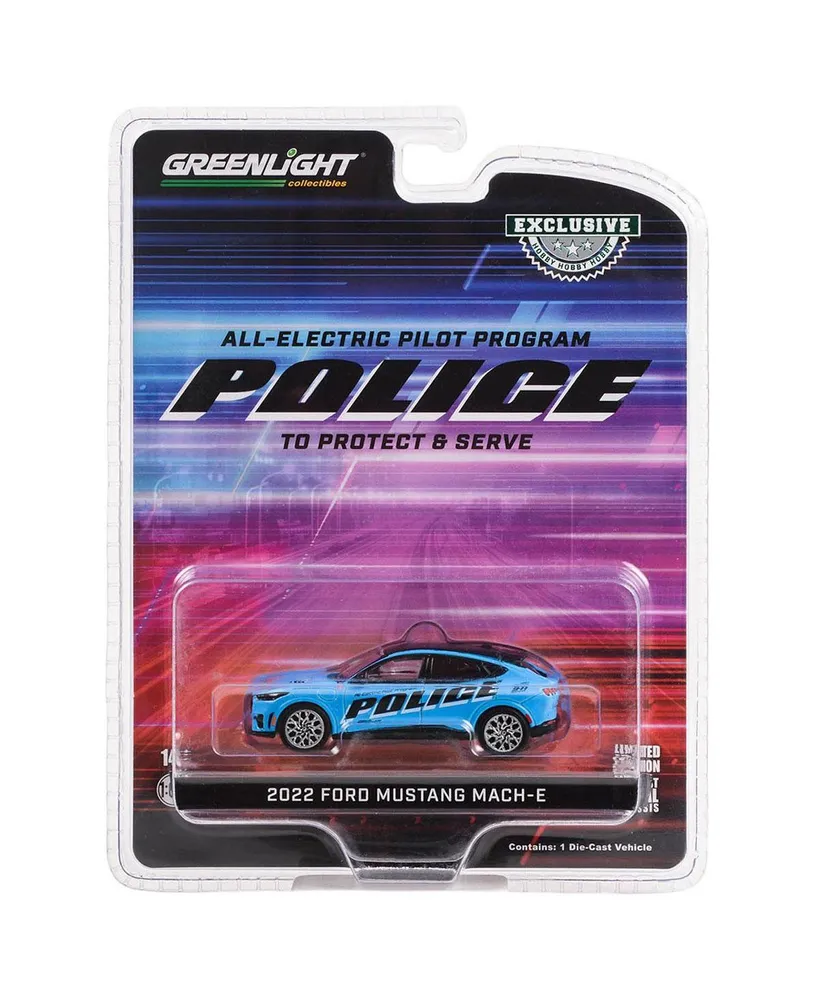 1/64 2022 Ford Mustang Mach-e Police Gt Hobby Exclusive Green light 30429