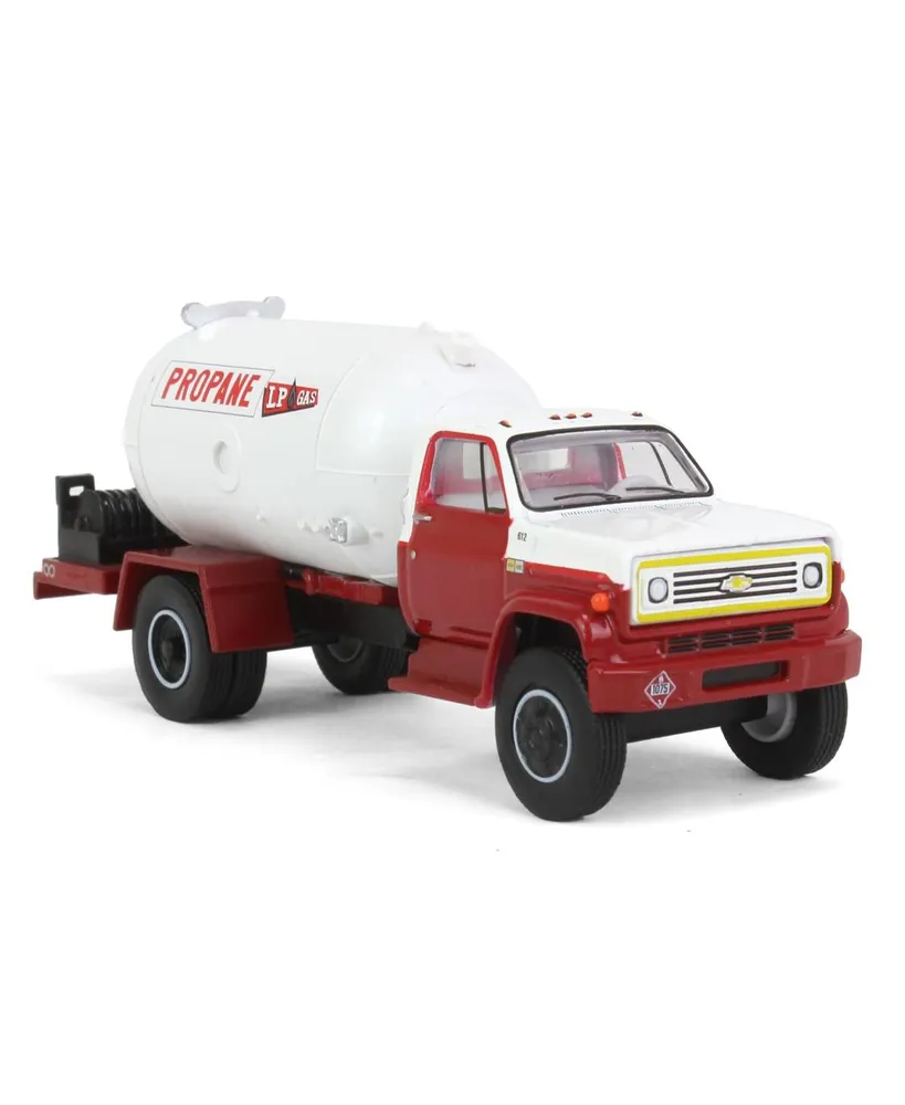 Green light Collectibles 1/64 1985 Chevrolet C65 Propane Tank Truck, Lp Gas, Sd Trucks Series 16 45160-a