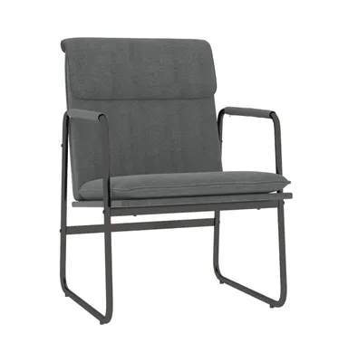 Lounge Chair Dark Gray 21.7"x25.2"x31.5" Fabric
