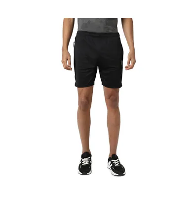 Campus Sutra Men's Carbon Black Basic Active wear Short