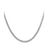 Chisel Stainless Steel 3.3mm Herringbone Chain Necklace