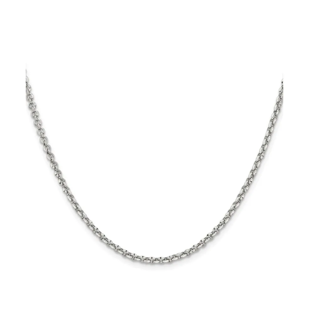 Chisel Stainless Steel 3.2mm Rolo Chain Necklace