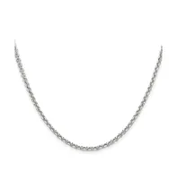Chisel Stainless Steel 3.2mm Rolo Chain Necklace