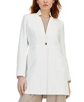 Tahari Asl Women's Star-Collar Topper Jacket