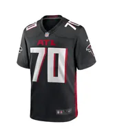 Men's Nike Jake Matthews Black Atlanta Falcons Game Jersey