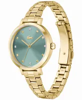 Lacoste Women's Riga Quartz Gold-Tone Stainless Steel Bracelet Watch 34mm