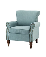 Hulala Home Iuppiter Traditional Armchair with Turned Legs