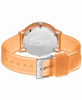 Lacoste Women's L.12.12 Quartz Apricot Semi-Transparent Silicone Strap Watch 36mm