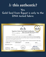 Certified Luxury 100% Egyptian Cotton Sheets, king Sheets for Bed, 4 Piece Deep Pocket Bed Set, Sateen Cooling Hot Sleeper
