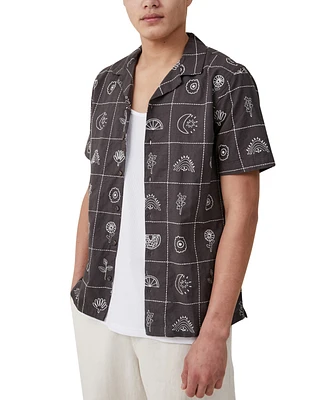 Cotton On Men's Cabana Short Sleeve Shirt