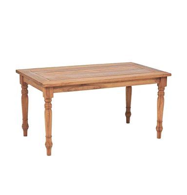Batavia Coffee Table Teak 35.4"x19.7"x17.7"