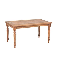 Batavia Coffee Table Teak 35.4"x19.7"x17.7"