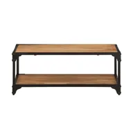 Coffee Table 35.4"x17.7"x13.8" Solid Acacia Wood