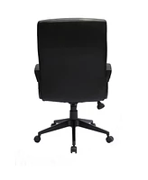 Boss Office Products 39.5-42.5" Vinyl Ribbed Back Task Chair