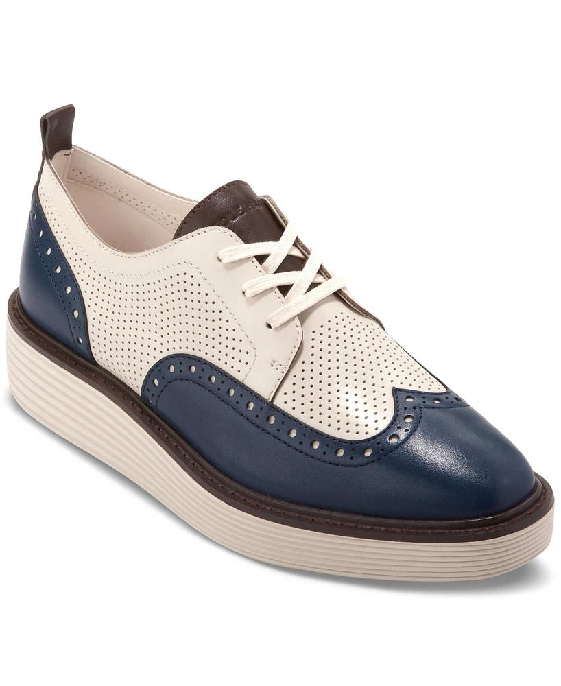 Cole Haan Women's OriginalGrand Wingtip Platform Oxfords
