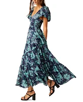 Free People Women's Floral Sundrenched Maxi Dress