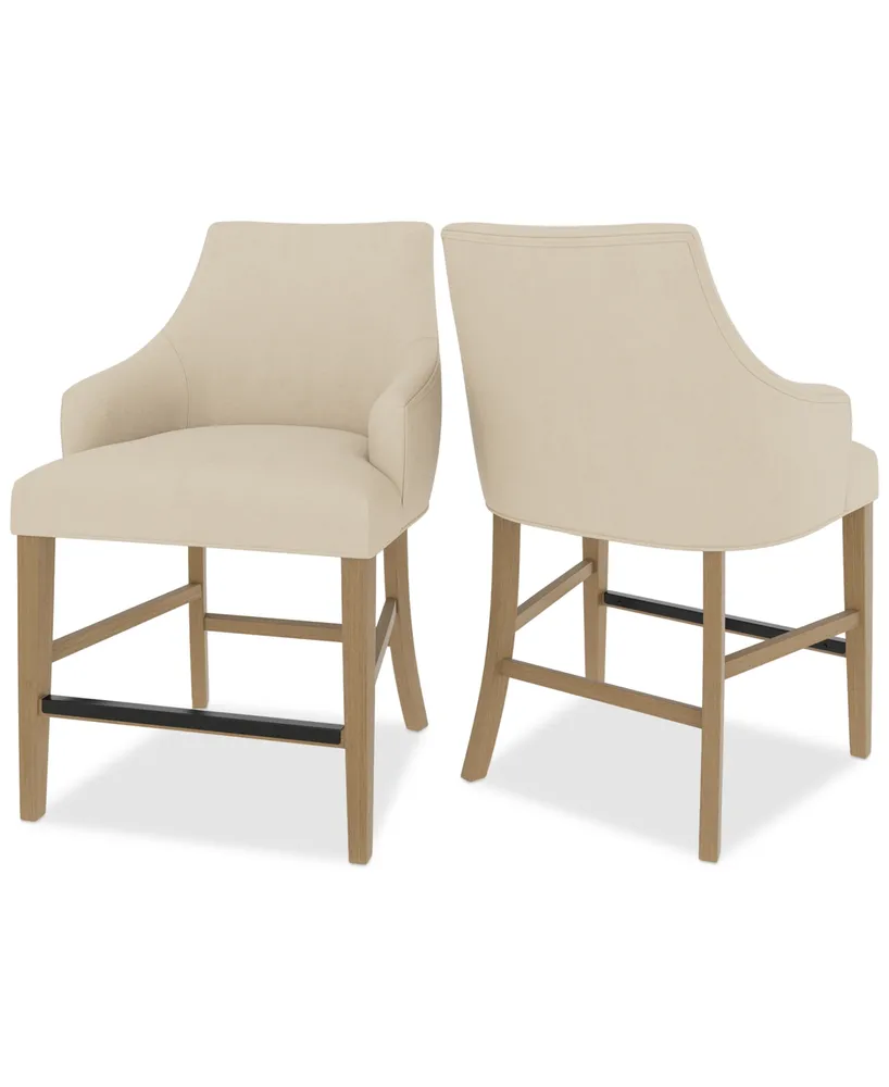 Nelin 2pc Counter Height Chair Set