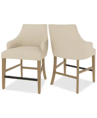 Nelin 2pc Counter Height Chair Set