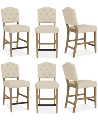 Jesilyn 6pc Counter Height Chair Set