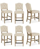 Jesilyn 6pc Counter Height Chair Set