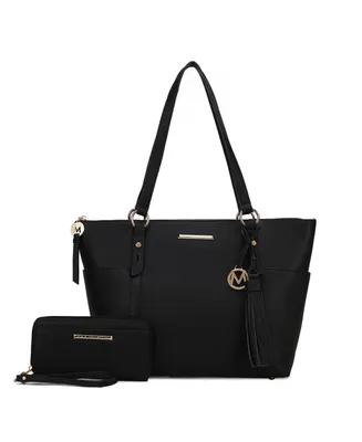 Mkf Collection Gloria Tote with wallet Bag by Mia K