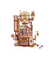 Flash Popup Diy 3D Moving Gears Puzzle Marble Run Chocolate Factory 420pcs