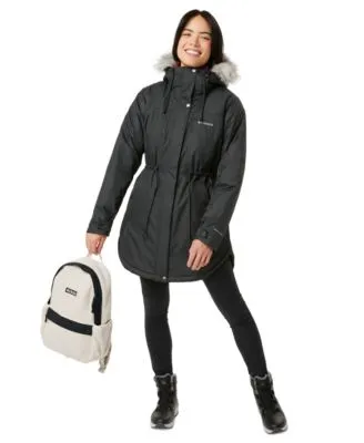 Columbia Womens Suttle Mountain Jacket Benton Springs Fleece Jacket Anytime Slim Pull On Pants Backpack