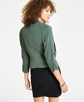 Bar Iii Petite 3/4-Sleeve Shawl-Collar Blazer, Created for Macy's