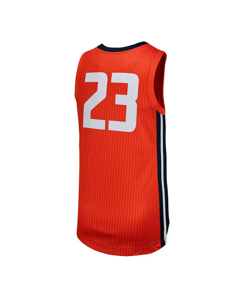 Men's Nike #23 Orange Illinois Fighting Illini Replica Basketball Jersey