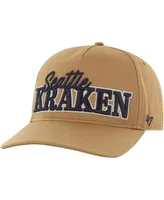 Men's '47 Brand Tan Seattle Kraken Barnes Hitch Adjustable Hat