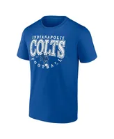 Men's Fanatics Royal Distressed Indianapolis Colts Game Of Inches T-shirt