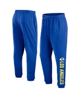 Men's Fanatics Royal Los Angeles Rams Chop Block Fleece Sweatpants