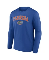 Men's Fanatics Royal Florida Gators Campus Long Sleeve T-shirt