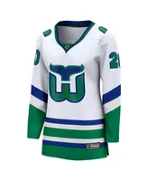 Women's Fanatics Sebastian Aho White Carolina Hurricanes Whalers Premier Breakaway Jersey