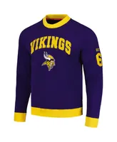 Men's Tommy Hilfiger Purple Minnesota Vikings Reese Raglan Tri-Blend Pullover Sweatshirt