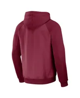 Men's Nfl x Darius Rucker Collection by Fanatics Burgundy Washington Commanders Raglan Full-Zip Hoodie