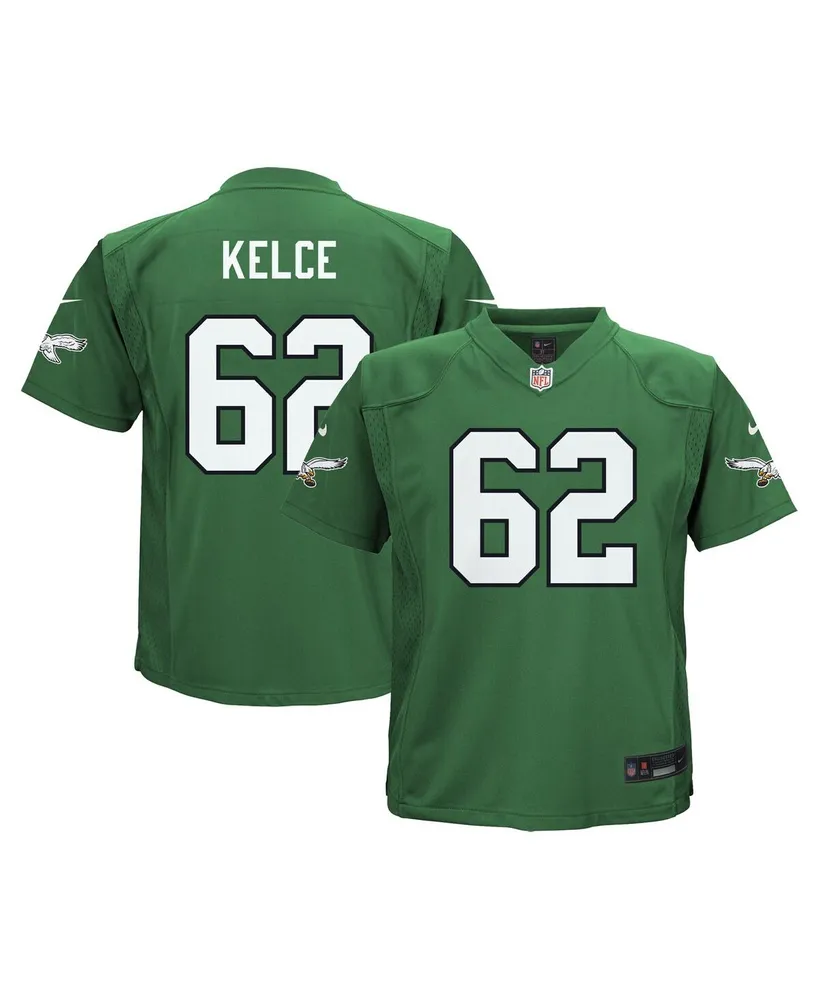 Toddler Boys and Girls Nike Jason Kelce Kelly Green Philadelphia Eagles Alternate Game Jersey