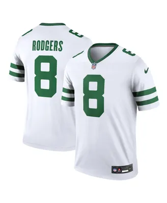 Men's Nike Aaron Rodgers Spotlight White New York Jets Alternate Legend Player Jersey