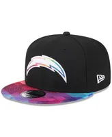 Men's New Era Black Los Angeles Chargers 2023 Nfl Crucial Catch 9FIFTY Snapback Hat